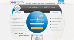 Desktop Screenshot of peerform.com