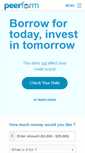 Mobile Screenshot of peerform.com